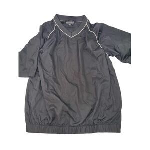 2594 FootJoy Short Sleeve‎ V-Neck Pullover Shirt Jacket Windbreaker Men's Large